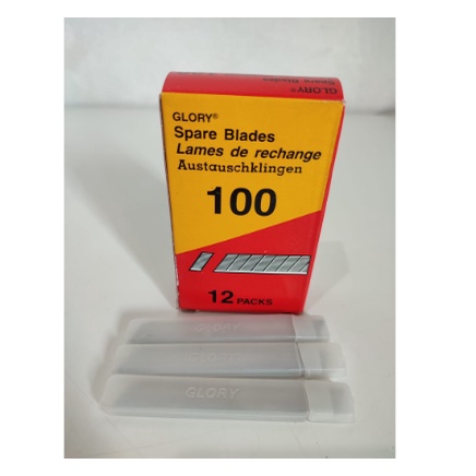 

ISI CUTTER KECIL / REFILL / GLORY SPARE BLADES 100