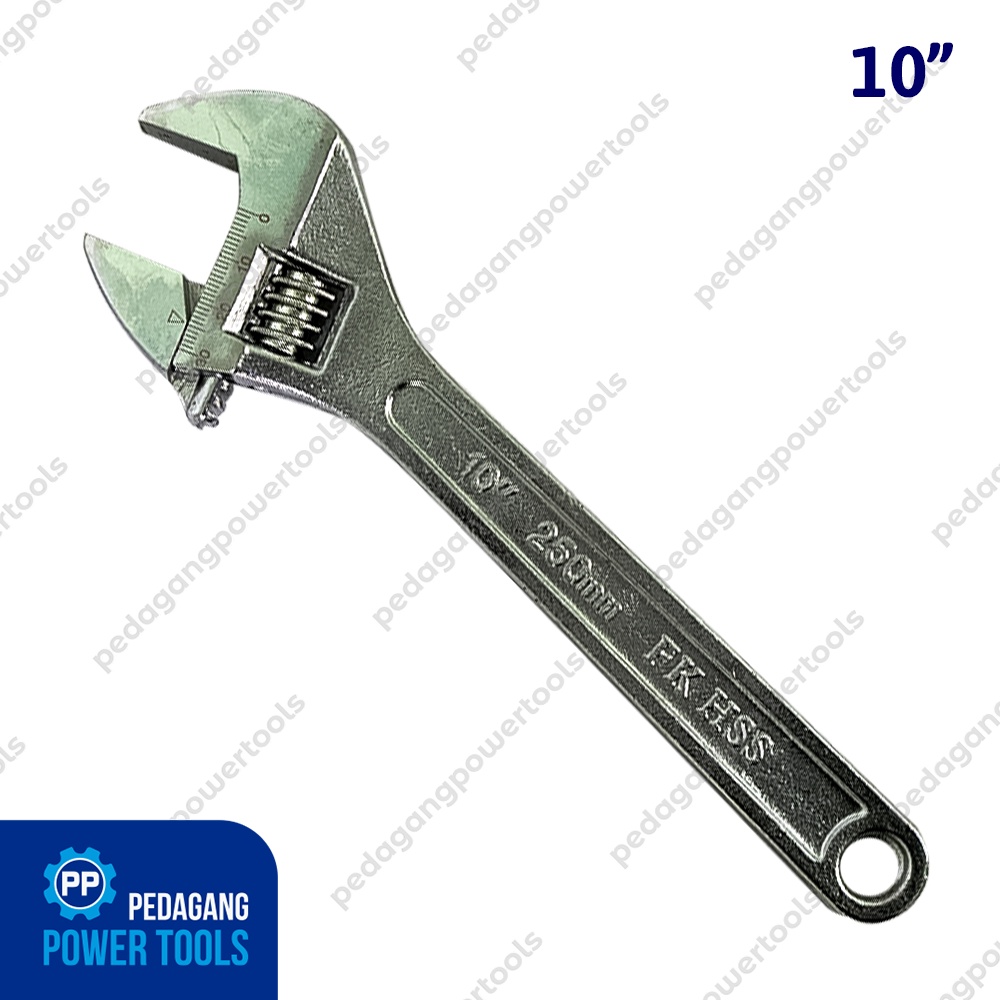 HSS KUNCI INGGRIS 10&quot; INCH ADJUSTABLE WRENCH BAGO ALAT BUKA BAUT BESI