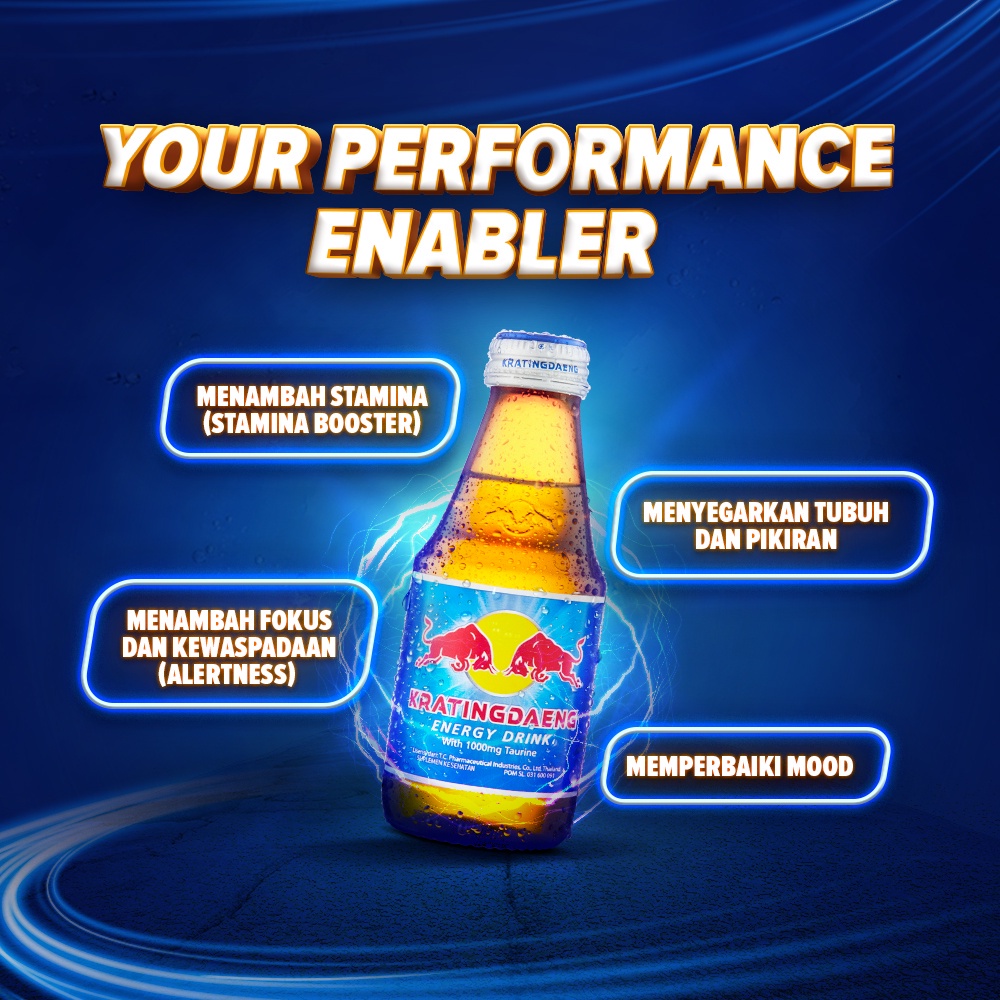 Kratingdaeng Regular Minuman Energi 150ml - 1 Pcs