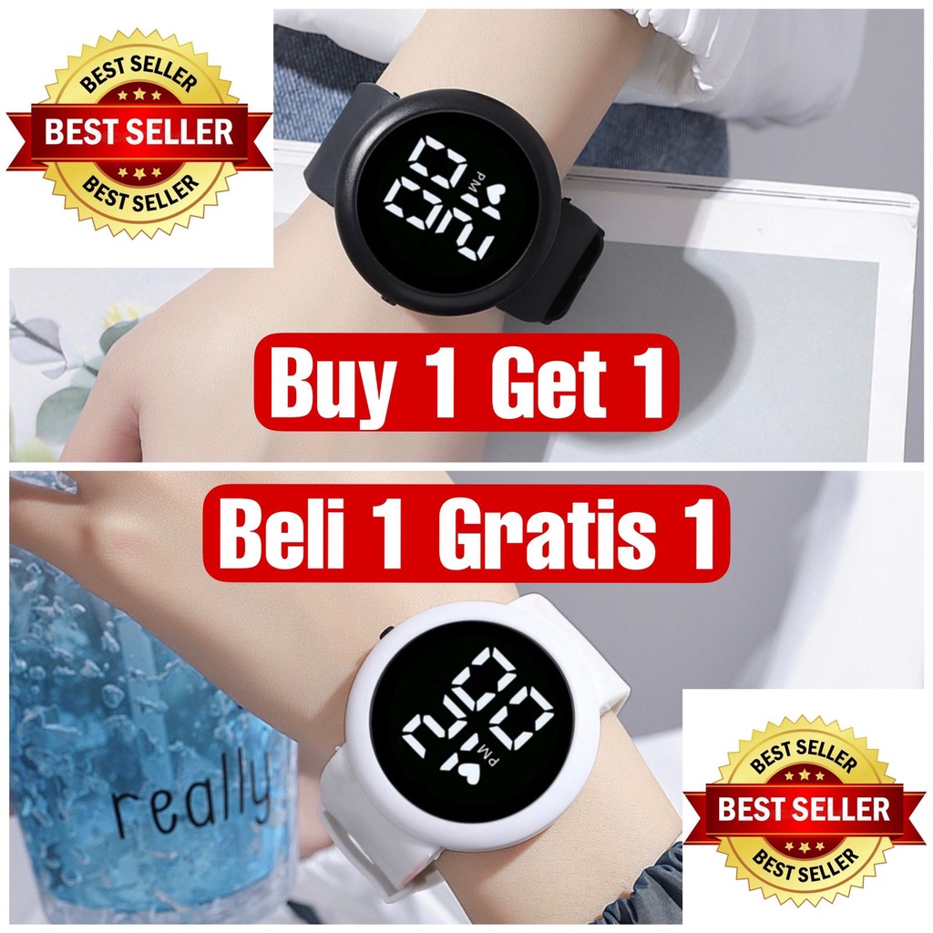 (SS) PROMO JAM TANGAN UNISEX BUY 1 GET 1 LED DIGITAL LDM12