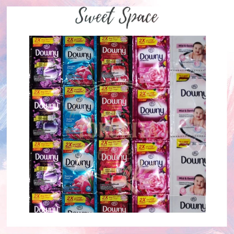 DOWNY PEWANGI PAKAIAN 20ML 1 RENCENG 12 PCS [SWEETSPACE]