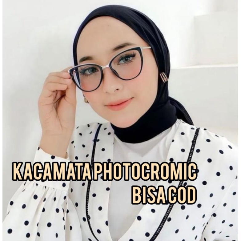 (Bisa COD) Kacamata PHOTOCROMIC 3001//Kacamata WANITA