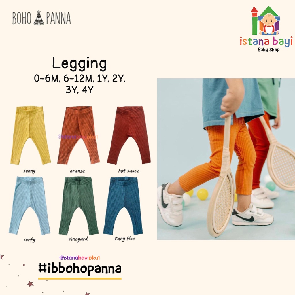 BOHOPANNA - LEGGING RIB - Celana Panjang Anak
