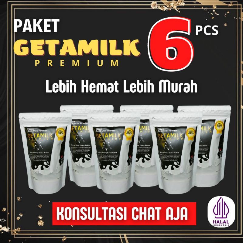 

GETAMILK / Susu Kambing Etawa 200gr / BPOM (Hrg 1 Paket isi 6)