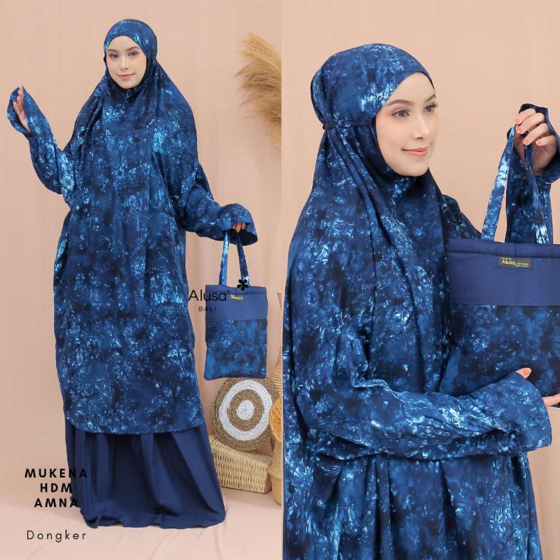 MUKENA ALUSA Semi Terusan / Potongan Berlengan