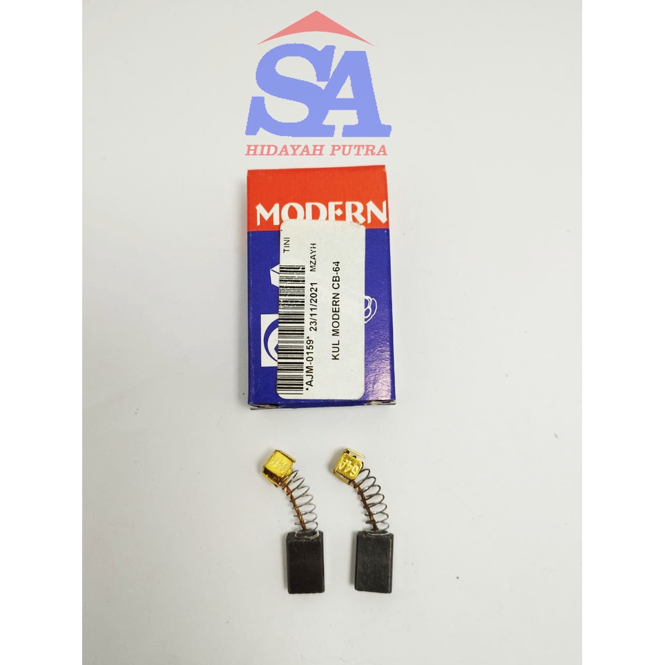 Spul Kul Carbon Brush CB Arang Modern CB64 64 Bor M2100 M2130 Amplas