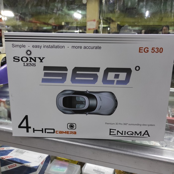 Camera Mobil 360 3D Premium Pro Surrounding View System , 4Hd Camera