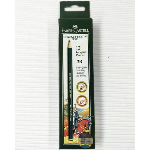 

(1Pcs) Pencil / Pensil Ujian Komp Faber Castle 2B/3B/4B