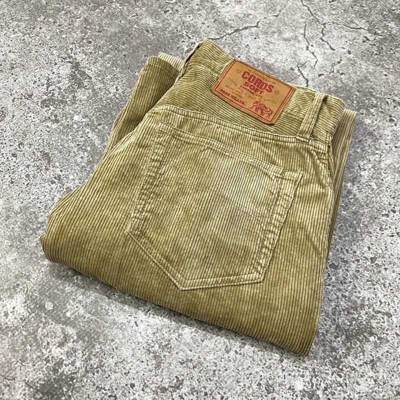 Park Miller Reguler Straight Corduroypants Cream Khaki