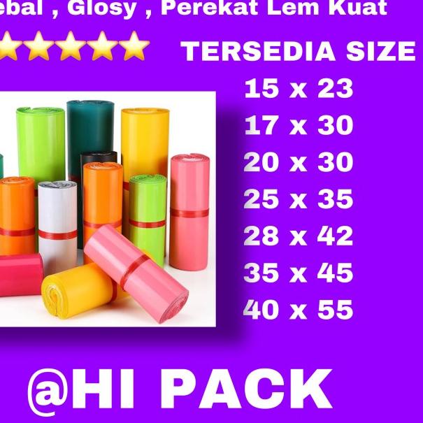 

polymailer 25x35 100pcs plastik packing polymailer 25 x 35 PREMIUM - Abu-abu
