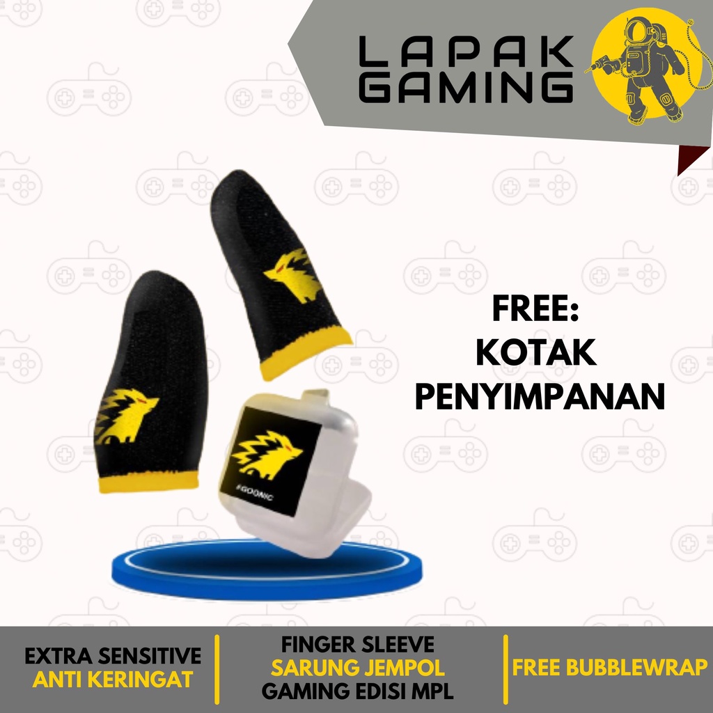 SARUNG JEMPOL GAMING EVOS RRQ MOBILE LEGEND FREE FIRE PUBG MPL EDITION JARI