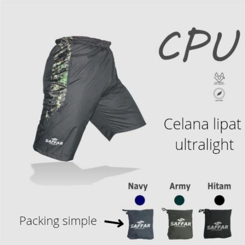 celana pendek ultralight saffaroutdoor celana pendek olahraga celana lipat hiking