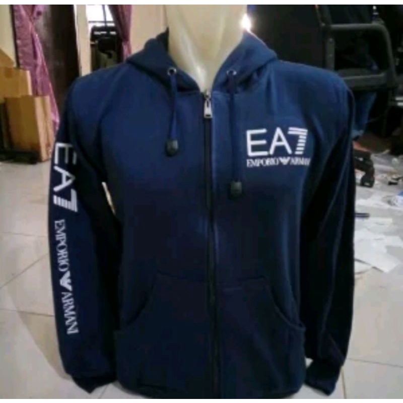 jaket Zipper Emporio Armani pria wanita terbaru