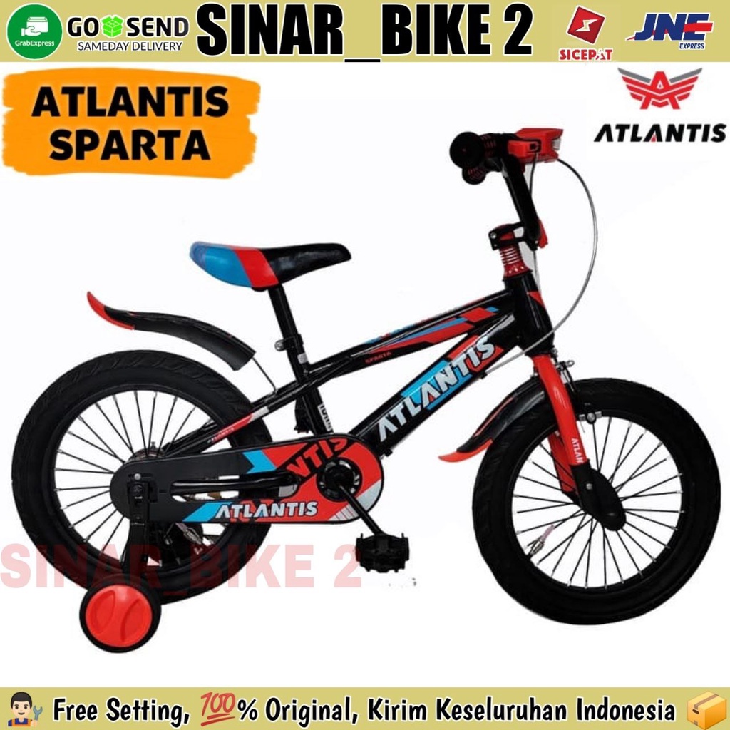 Sepeda Anak Laki BMX ATLANTIS SPARTA Ban Jumbo 12 16 &amp; 18 Inch