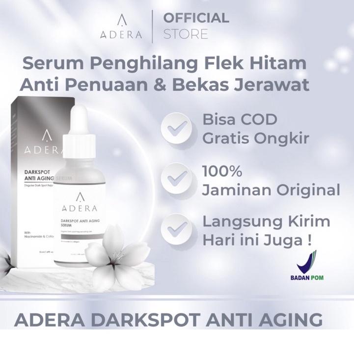 Terlaris SERUM ADERA FACE SERUM ORIGINAL WAJAH ORI UNTUK FLEK HITAM GLOWING ORI BPOM ASLI 100% SERUM