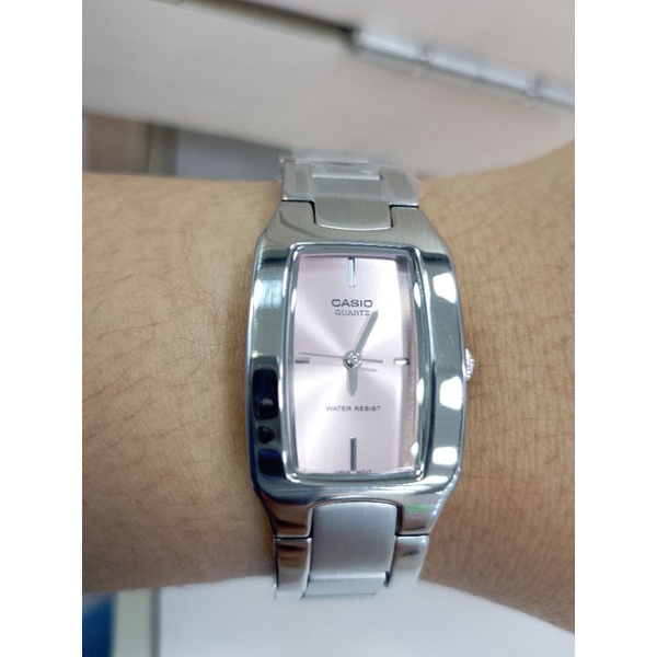 JAM TANGAN WANITA RANTAI CASIO ORIGINAL LTP 1165A-4