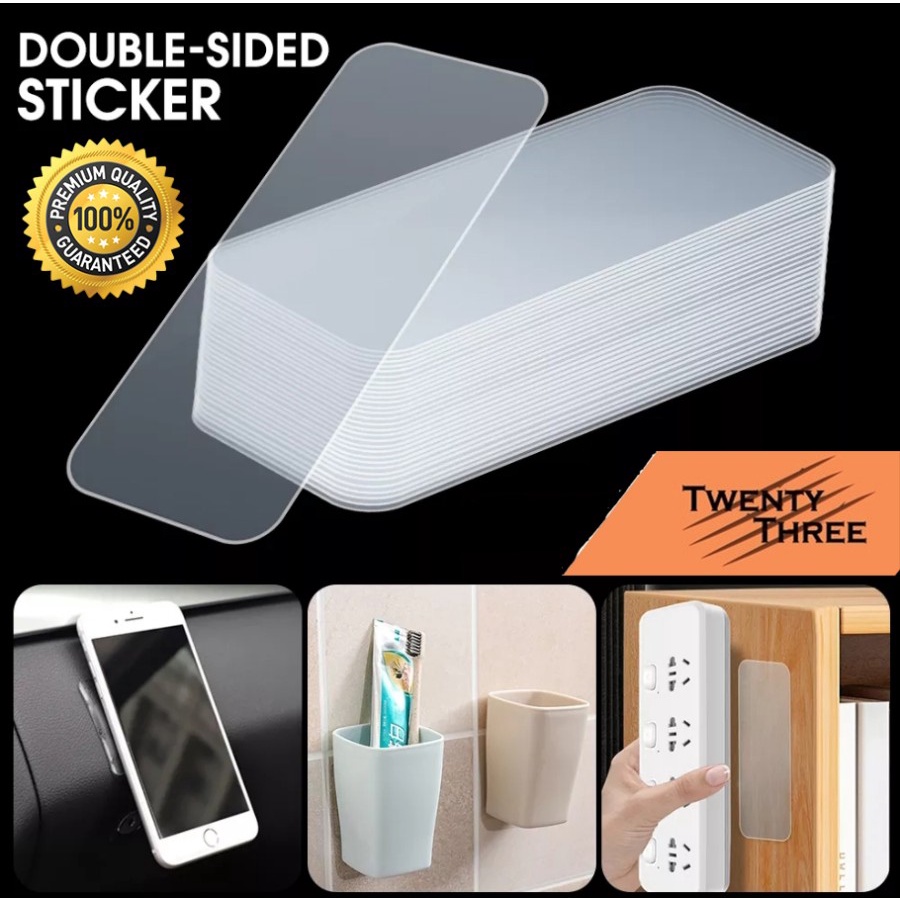 

Double Tape Tip Tap Super Kuat Transparan Isolasi Selotip Serbaguna multifungsi