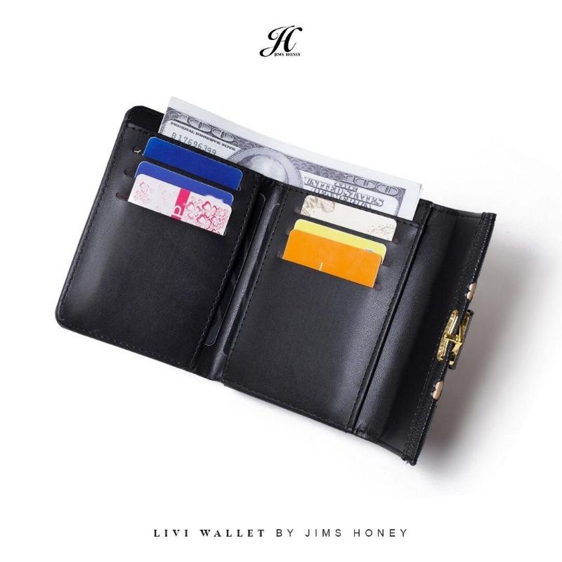Dompet Kecil Lipat Wanita Jimshoney Livie Wallet Mini - Dompet Kartu Koin