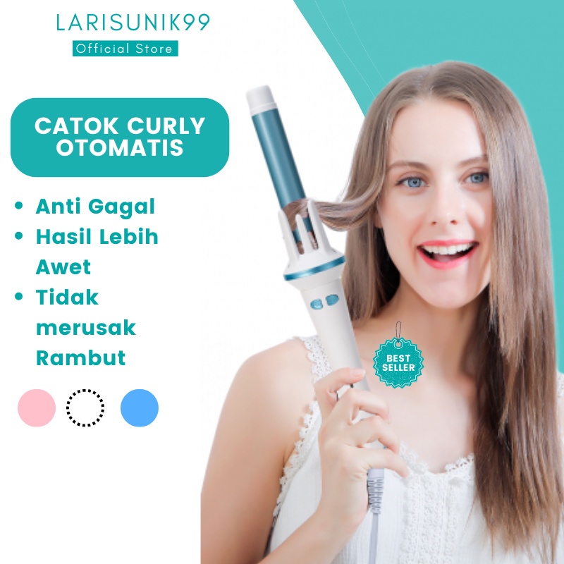 Catok Automatic Curly Wanita Perawatan Kecantikan Pengeriting Catokan Keriting Otomatis Catokan Rambut Terbagus Kriting Curler Pengkriting Pengriting Alat Kerli Rambut Ion Ori Original Premium Terbaru