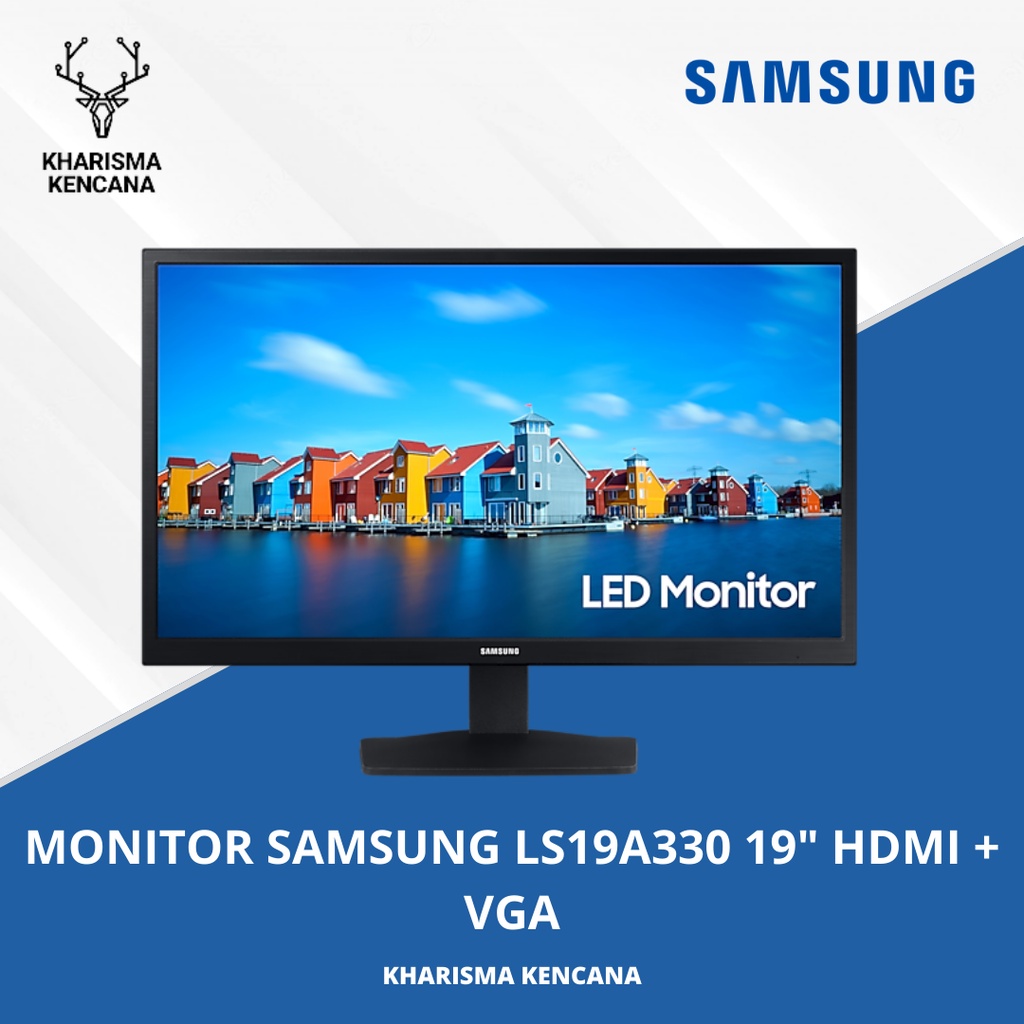 MONITOR SAMSUNG LS19A330 - 19A330 19 INCH HDMI + VGA LED