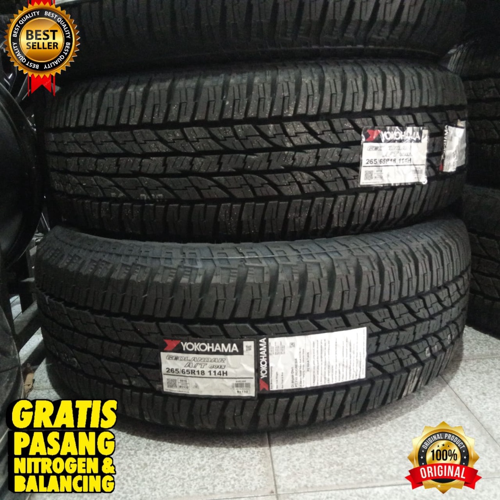 Jual Ban Mobil IMPOR JEPANG R18 Ukuran 265 65 r18 YOKOHAMA GEOLANDAR A ...