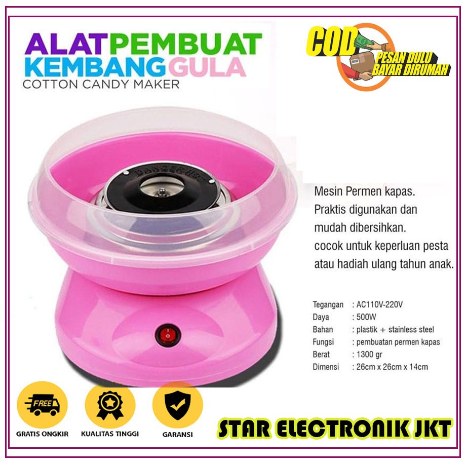 Jual Mesin Alat Pembuat Permen Kapas / Kembang Gula /Cotton Candy Maker