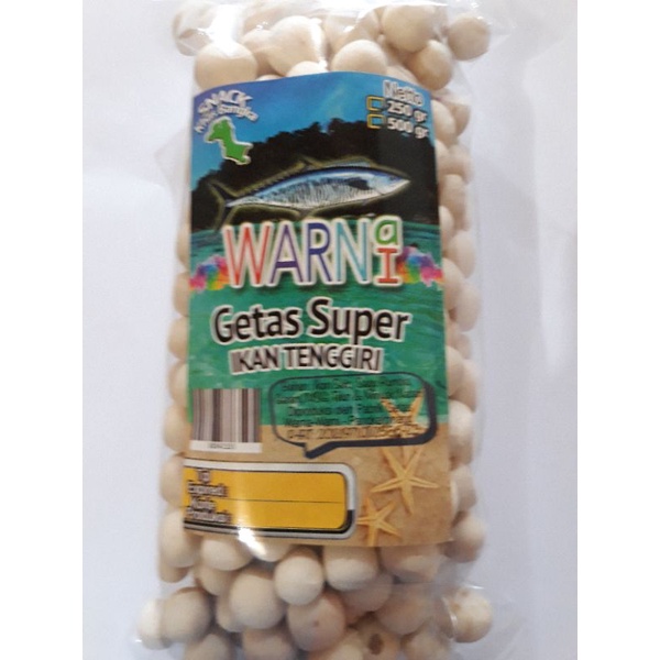 

KERUPUK GETAS TENGGIRI WARNA WARNI 250 GR