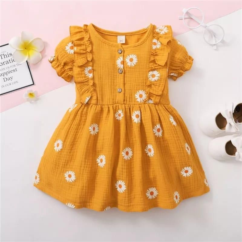 Dress Mariposa Flower Daisy 1-3 Tahun