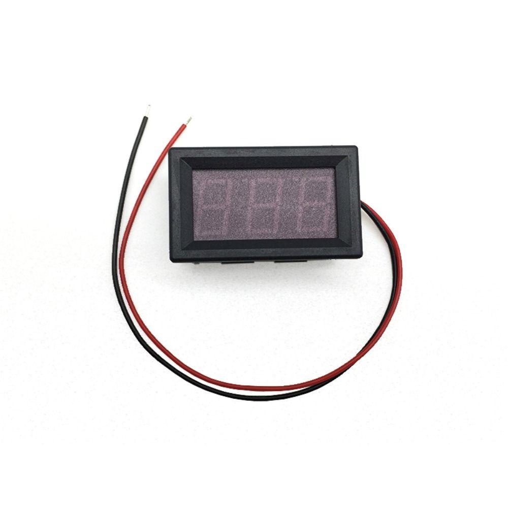 Lanfy Otomotif Voltmeter Digital Display LED Display Mobil Motor Motor Monitor Pengukur Tegangan Voltage Tester Digital Voltmeter Pengukur Tegangan