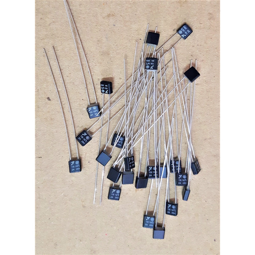 Termo Fuse / Thermal Fuse Dinamo Kipas Angin, 2A, 130'C, 250V