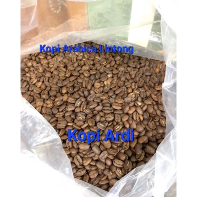 

PROMO Kopi biji Roasting/aneka giling bubuk Arabica Lintong (Sumatera Utara) Full 250 gram Halal dan