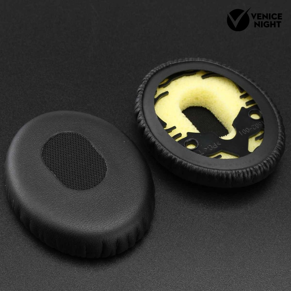 (VNEP) (Berkabel) 1 Pasang Lembut Headphone Earpad Penutup Pelindung Pengganti untuk Bose QC3/On-Ear OE