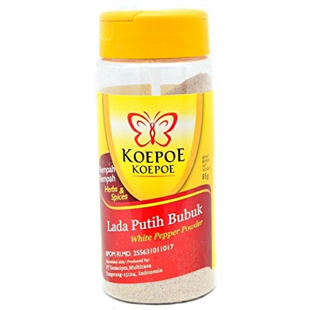 

kupu kupu lada putih bubuk 85 gr