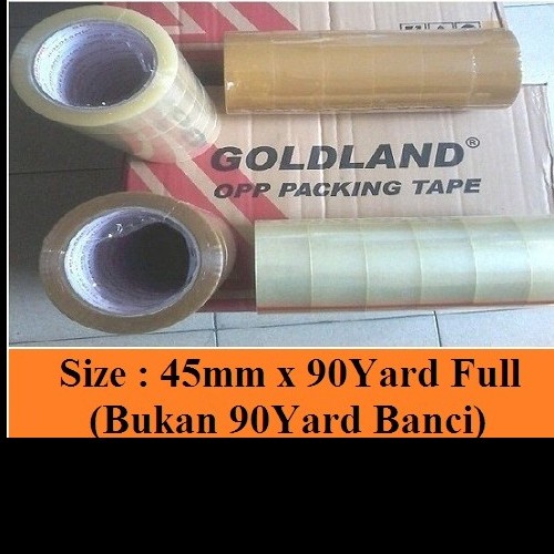 

Perekat Lakban Bening Lakban Coklat 45Mm X 90Yard 1Dus (Isi 72Roll)