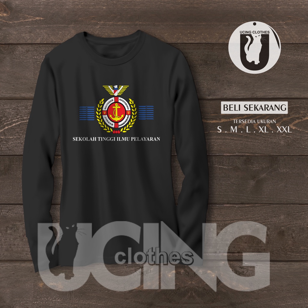 Kaos Baju Sekolah Tinggi Ilmu Pelayaran Lengan Panjang Kaos Distro Pelayaran
