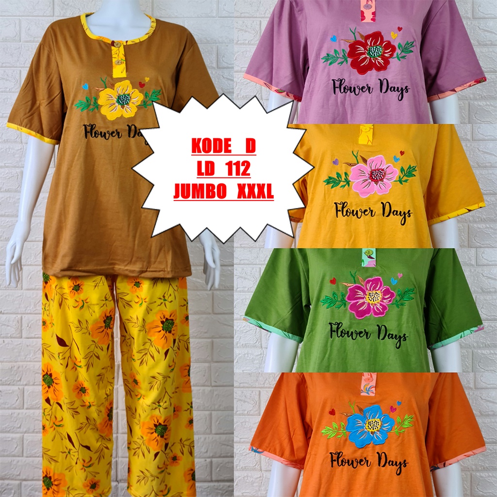 DAILILAN JUMBO | BAJU TIDUR KAOS DAILILAN | JUMBO CPXXXL