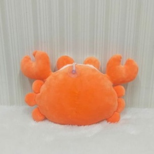 Boneka Kepiting Size 8&quot;/15cm/boneka crab/boneka animal/boneka anak lucu/