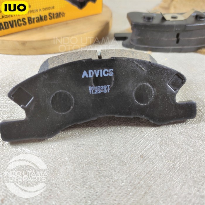 Brake Pad AISIN Agya Ayla Manual Kampas Rem ADVICS B1N239T