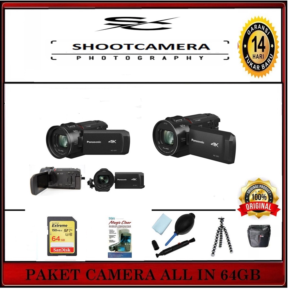 HANDYCAM PANASONIC HC VX1 4K VIDEO CAMCORDER