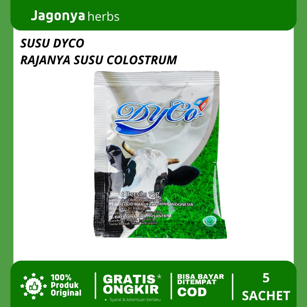 

Susu Kolostrum Original Dyco Colostrum 5 Sachet