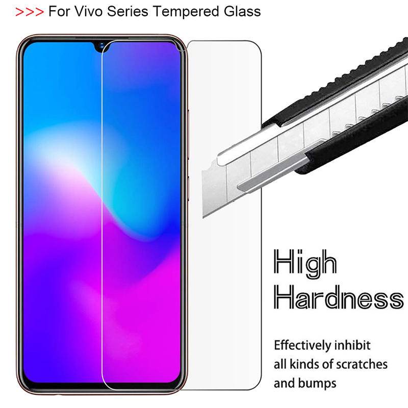 Pelindung Layar Tempered Glass 9H HD Untuk VIVO Y51 Y55 Y66 Y67 X23 X27 Pro Y31 Y33 Y35