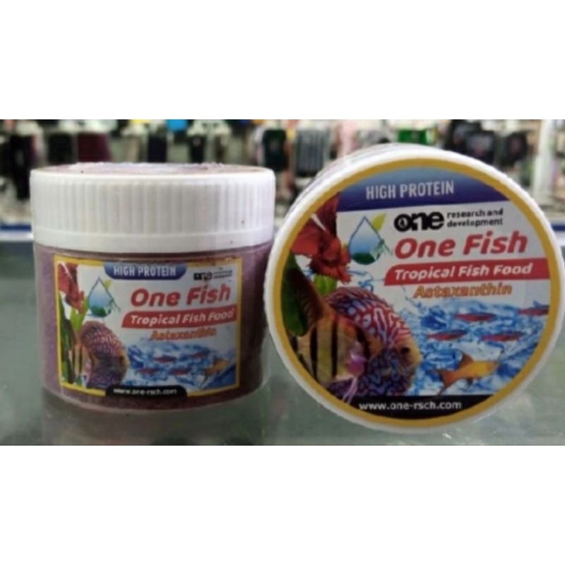 ONEFISH RED PAKAN IKAN TENGGELAM ASTAXANTHIN PELET IKAN KECIL