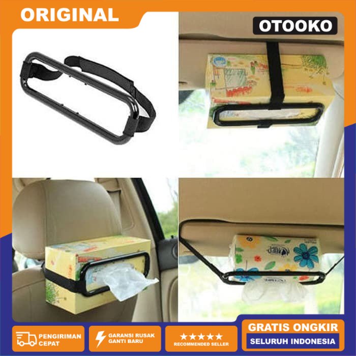 Tissue Paper Box Car Holder Penjepit Tisiu Mobil Tempat Tisu Organizer