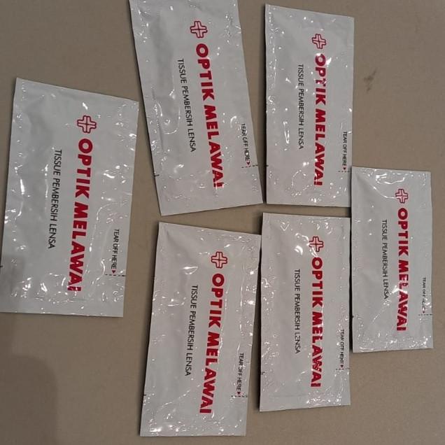 TISSUE BASAH PEMBERSIH KACAMATA MELAWAI