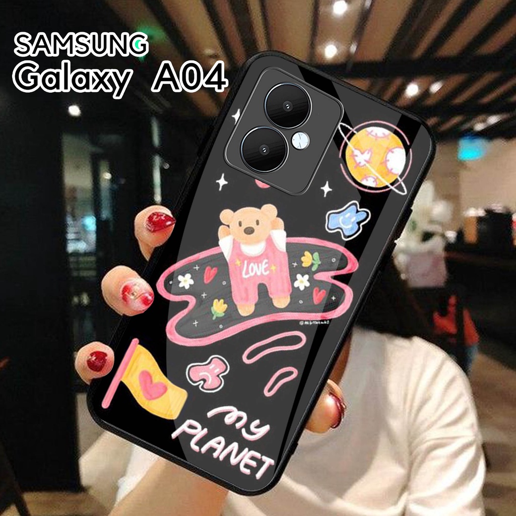 Softcase Kaca Samsung A04 A04E  - Casing Hp Samsung A04E A04  - Case Hp Samsung A04 A04E - Softcase 