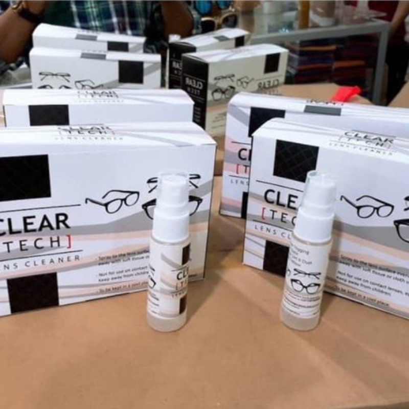 Cairan Pembersih Kacamata / Air Pembersih Lensa Kaca Mata HP HELM Serbaguna Lens Cleaner NewGlow New Glow Clear Tech Cleartech