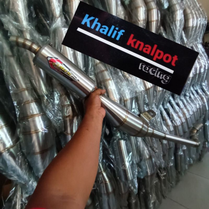 knalpot racing suzuki bravo Rc 100- Rc 80 creampie full stainless
