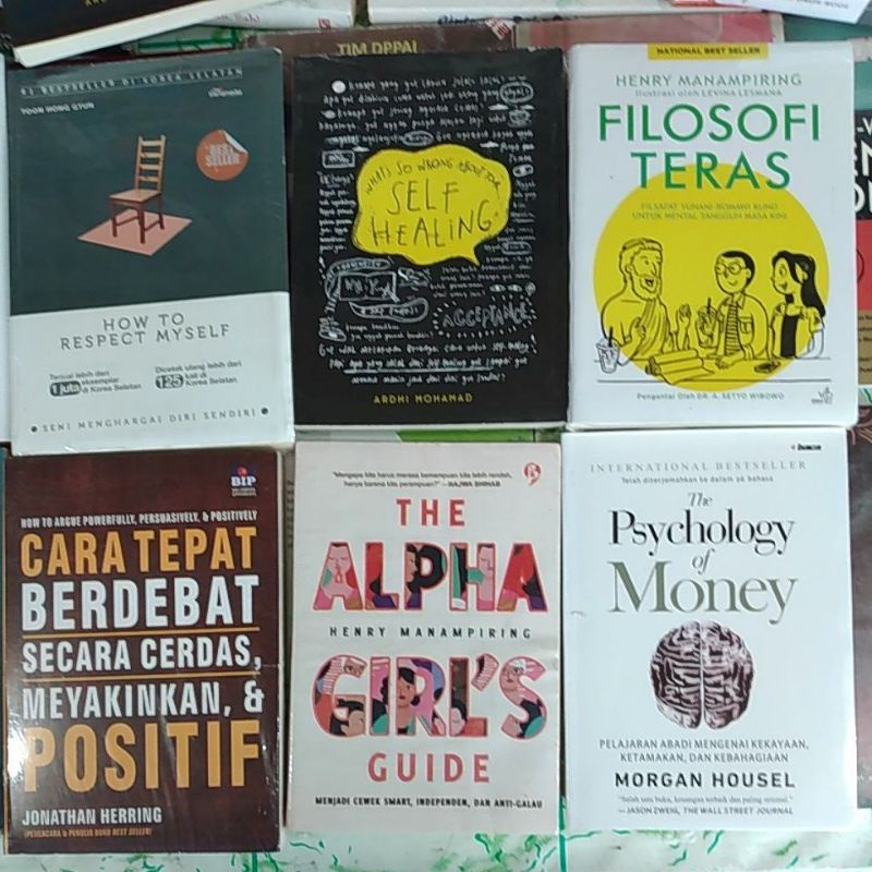 

Bebas Pilih Buku Motivasi Filosofi Teras,Self Healing
