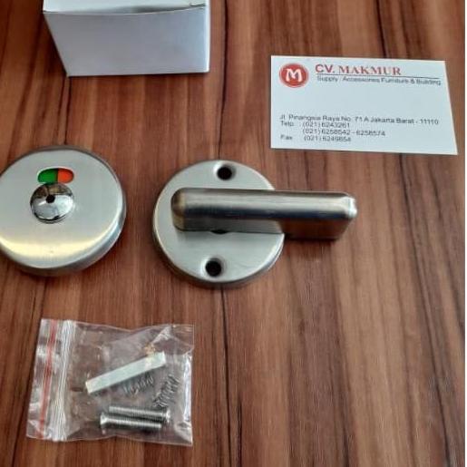 Grendel Kunci Pintu Partisi Toilet Harfit / Grendel Indikator Toilet