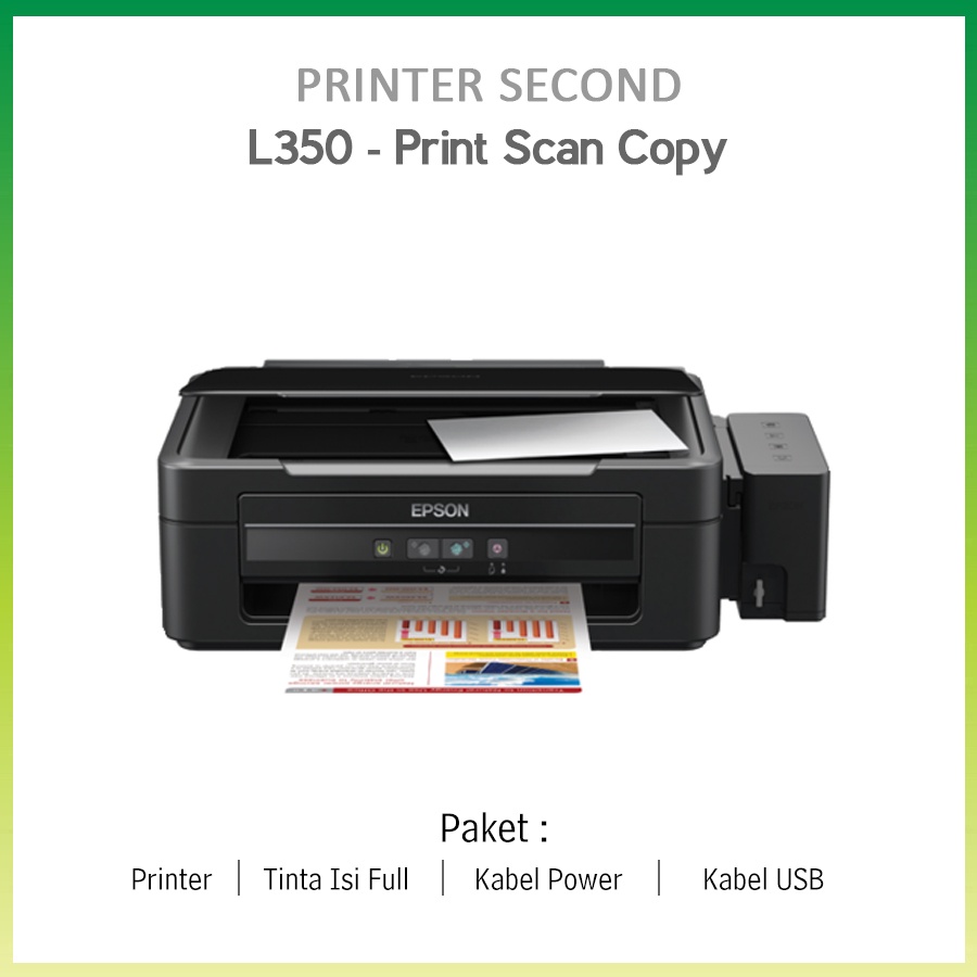 PRINTER SECOND L350 PRINT SCAN COPY